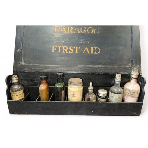 104 - Paragon ARP First Aid Case No 6 with most of the original contents in original boxes and bottles. Co... 