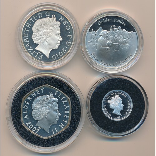 226 - Small Selection of Silver Coins/Medallions including The 2010 UK Restoration of the Monarchy £5 Silv... 