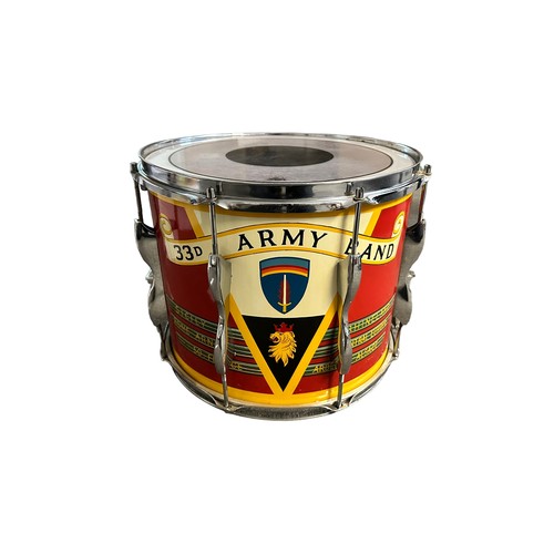 103 - American 33rd Army Band (USAREUR) Side Drum, regimental band side drum used for parades and performa... 