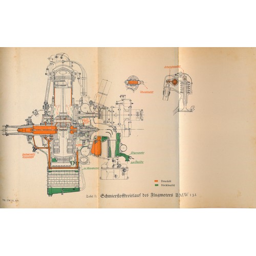 44 - German Third Reich era Engine Maintenance and Model Description of Aircraft Engines guide, with 59 I... 