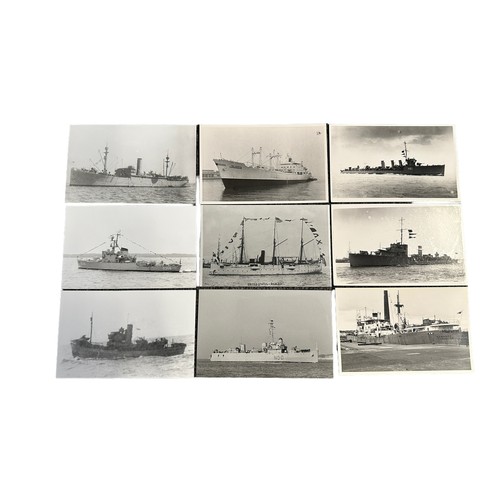 93 - Collection of 900 black and white maritime photographs depicting ships from the 19th & 20th Century ... 