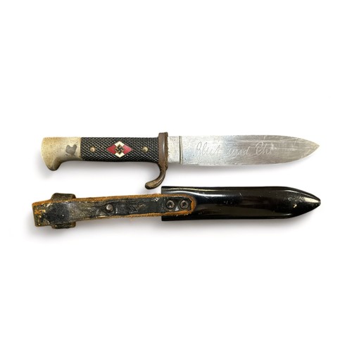 50 - Third Reich, Second World War Third Reich Nazi German Hitler Youth knife / dagger. The dagger having... 