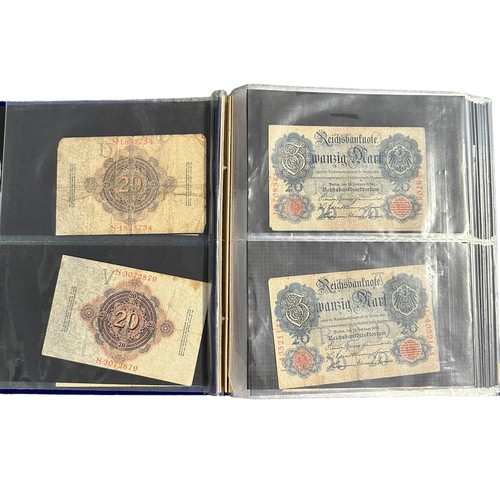 174 - World banknotes (230+), in an album and plastic sleeves, in mixed condition with examples from Brazi... 