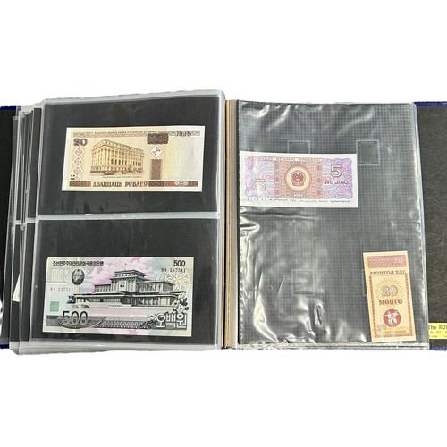 174 - World banknotes (230+), in an album and plastic sleeves, in mixed condition with examples from Brazi... 