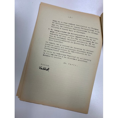 48 - Third Reich, Party Law Firm confidential bulletin relating to General Economic Policy. Front reads ‘... 