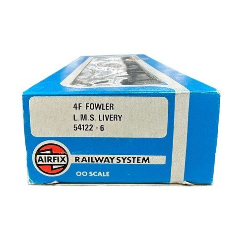 407 - Airfix LMS black 4454 0-6-0 locomotive and tender No. 54122-6, generally excellent in excellent wind... 