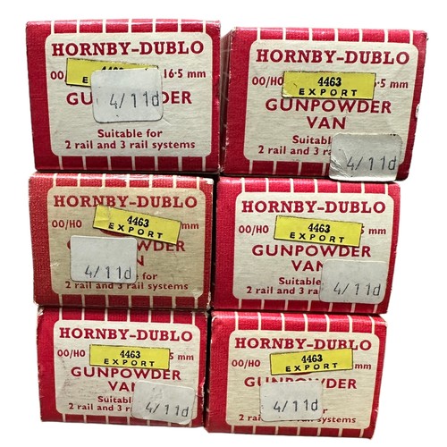 418 - Hornby Dublo Export Gunpowder Van No. 4463, generally excellent in excellent to good plus yellow Exp... 