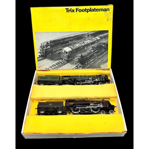 485 - Trix The Footplateman pair of 4-6-0 locomotives and tenders, kit-built and painted, generally excell... 