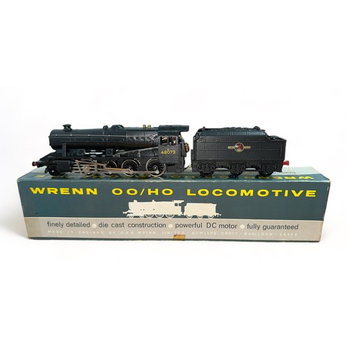 486 - Wrenn BR black 48073 2-8-0 Class 8F locomotive and tender No. 2224, generally excellent in good plus... 