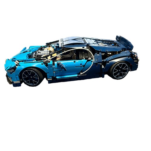 16 - Lego Technic Bugatti Chiron No. 42083, generally excellent built example (without outer box) with in... 