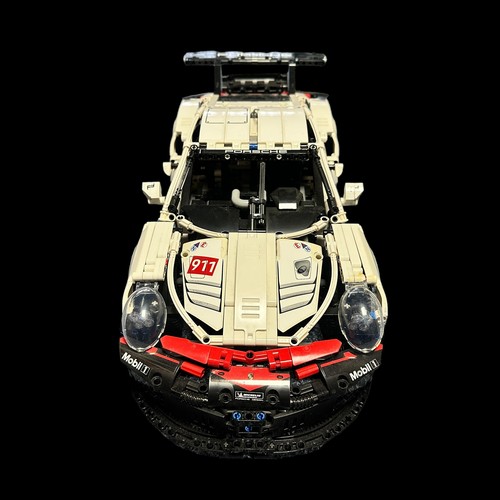 18 - Lego Technic Porsche 911 RSR No. 42096, generally excellent built example with instructions booklet ... 