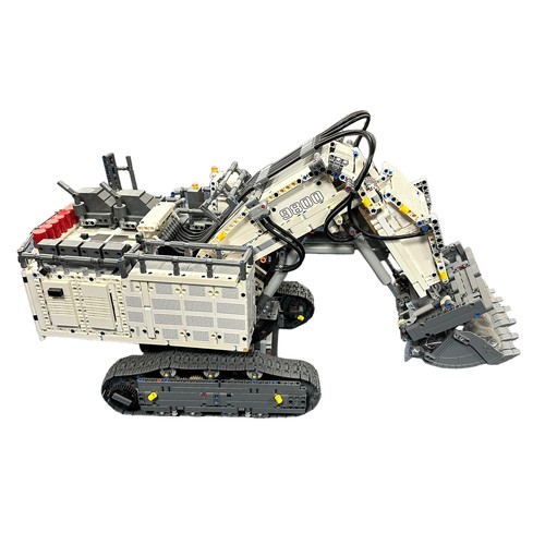 13 - Lego Technic Liebherr Excavator R 9800 No. 42100, app-controlled (untested), generally excellent bui... 