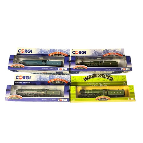 96 - Corgi 1/120th scale Rail Legends display only locomotives, generally excellent in excellent window b... 