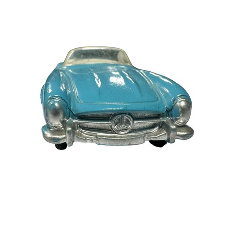 170 - Corgi Mercedes-Benz 300SL pale blue with white interior and flat spun hubs No. 303S, generally excel... 