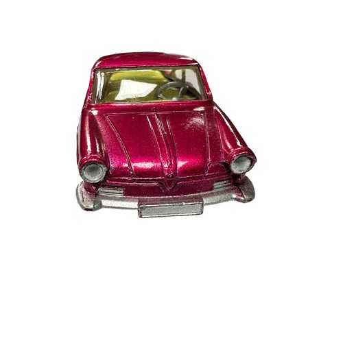 180 - Corgi NSU Prinz Sport cerise with lemon interior and shaped hubs No. 316, generally excellent in goo... 