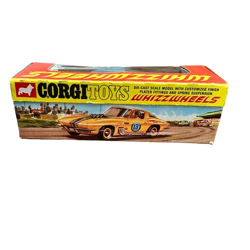 209 - Corgi Chevrolet Corvette Customized No. 376, generally excellent in excellent window box (pencil mar... 