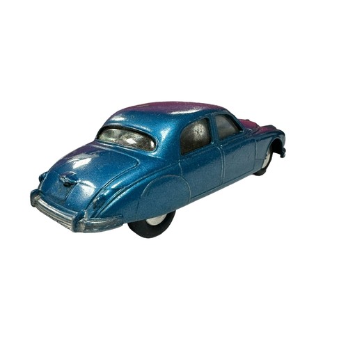 110 - Corgi Jaguar 2.4 Litre metallic dark blue No. 208M, generally excellent to good plus (scratches to b... 