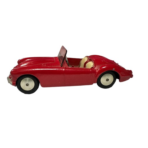 167 - Corgi MGA Sportscar red with cream seats No. 302, generally excellent in good plus box (small tear t... 