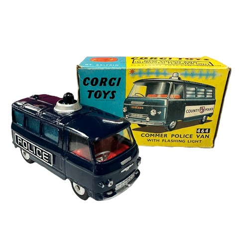 226 - Corgi Commer Police Van with cast sides (POLICE) No. 464, generally excellent to good plus (scratch ... 