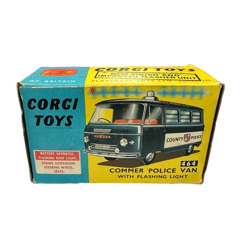 226 - Corgi Commer Police Van with cast sides (POLICE) No. 464, generally excellent to good plus (scratch ... 