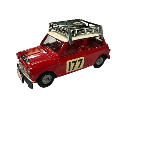 103 - Corgi BMC Mini Cooper S 1967 Monte Carlo Rally winner #177 No. 339, generally excellent in good plus... 