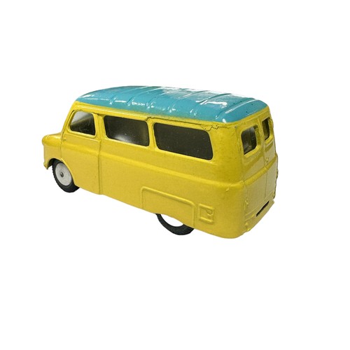 210 - Corgi Bedford Dormobile primrose yellow with blue roof No. 404, generally excellent to good plus (so... 