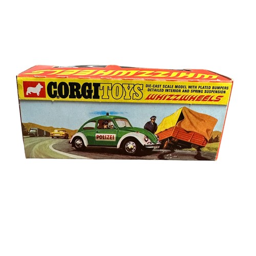 287 - Corgi Whizzwheels VW 1200 Police No. 373, generally excellent in excellent window box (one end has s... 