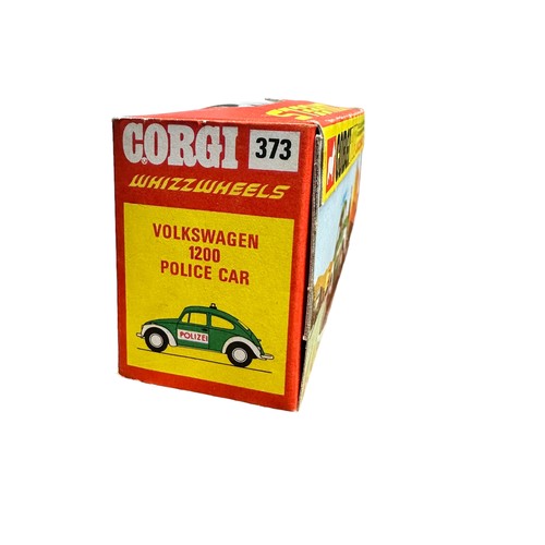 287 - Corgi Whizzwheels VW 1200 Police No. 373, generally excellent in excellent window box (one end has s... 