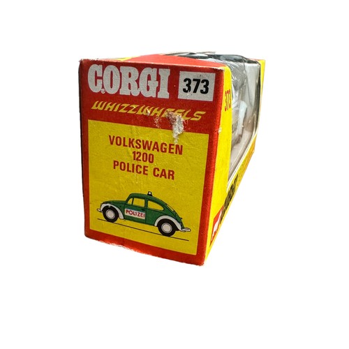 287 - Corgi Whizzwheels VW 1200 Police No. 373, generally excellent in excellent window box (one end has s... 