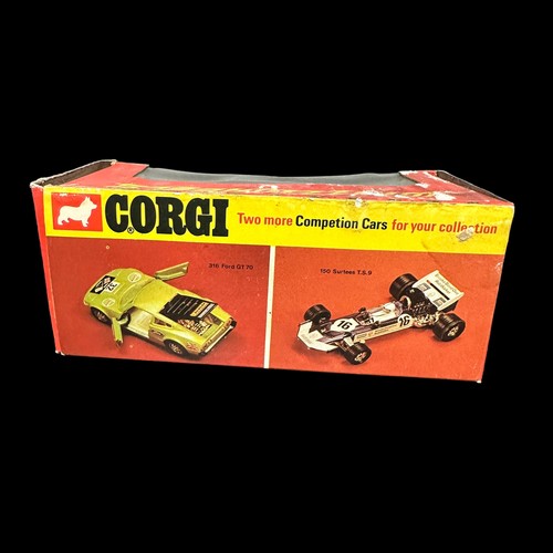 93 - Corgi 1/36th scale F1 motor racing trio, generally excellent in good fair window boxes (some tears, ... 