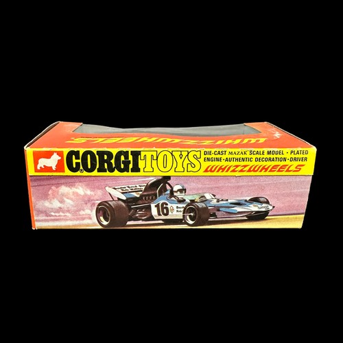 93 - Corgi 1/36th scale F1 motor racing trio, generally excellent in good fair window boxes (some tears, ... 