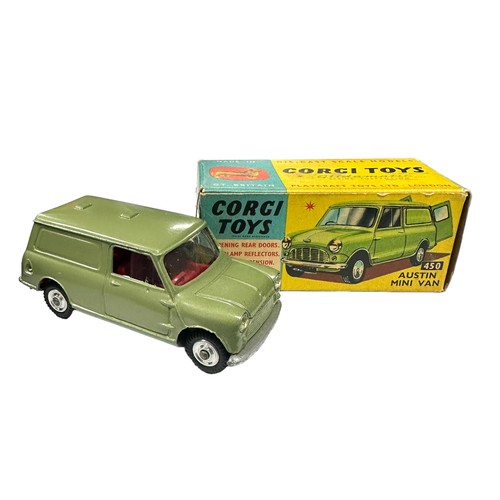 223 - Corgi Austin Mini Van No. 450, generally excellent in good plus box (unattached end flap, small tear... 