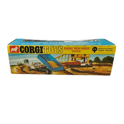 235 - Corgi Dodge Kew Fargo Tipper No. 483, generally excellent in good plus window box (small hole to cel... 