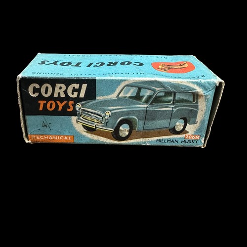 109 - Corgi Hillman Husky grey No. 206M, generally good plus (some discolouration to glazing) in good box ... 