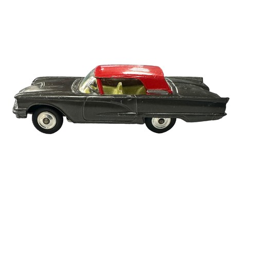 115 - Corgi Ford Thunderbird metallic grey with red roof No. 214S, 
generally excellent to good plus in go... 