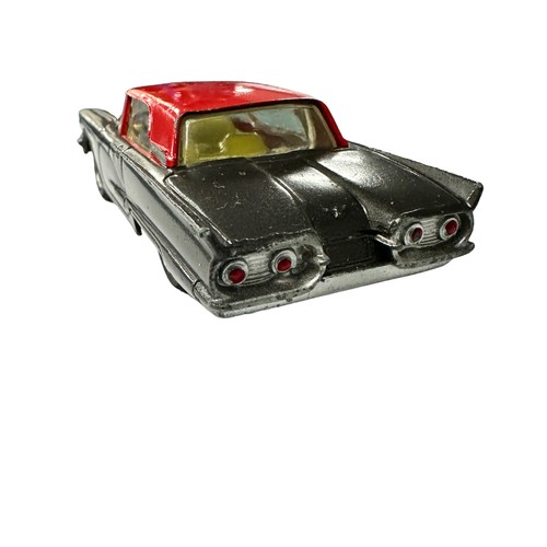 115 - Corgi Ford Thunderbird metallic grey with red roof No. 214S, 
generally excellent to good plus in go... 