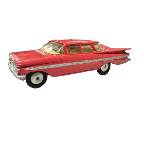 121 - Corgi Chevrolet Impala pink No. 220, generally excellent to good plus (accessory decal to windscreen... 