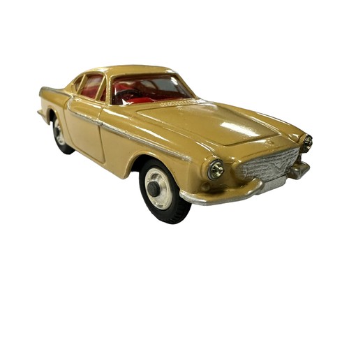 129 - Corgi Volvo P.1800 beige with red interior and spun hubs No. 228, generally excellent in good plus b... 