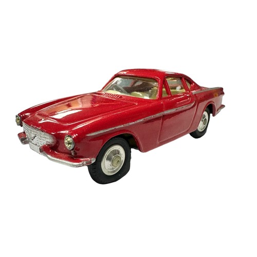 130 - Corgi Volvo P.1800 red with lemon interior and spun hubs No. 228, generally excellent in good plus b... 