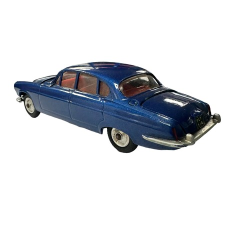 137 - Corgi Jaguar Mk X metallic dark blue with red interior, spun hubs and tan suitcases (2) No. 238, gen... 