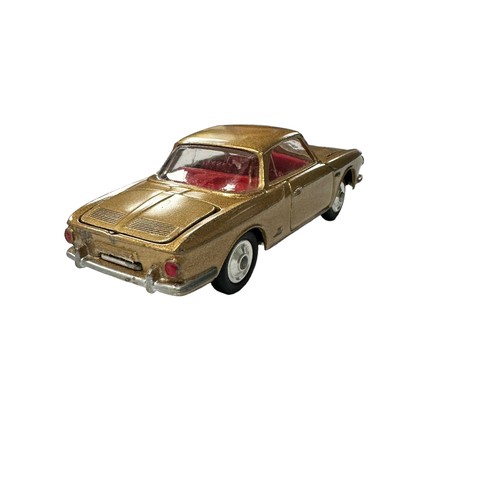 138 - Corgi Volkswagen 1500 Karmann Ghia metallic gold with red interior No. 239, generally excellent in g... 