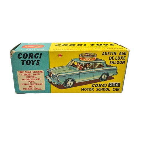 135 - Corgi Austin A60 Driving School No. 236, generally excellent  to good plus in good plus box (pencil ... 