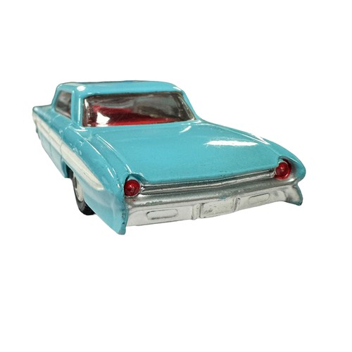 134 - Corgi Oldsmobile Super 88 pale blue and white stripe with red interior No. 235, generally excellent ... 