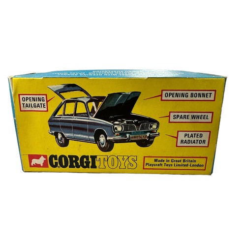 152 - Corgi Renault 16 metallic maroon with yellow interior and cast hub wheels No. 260, generally excelle... 