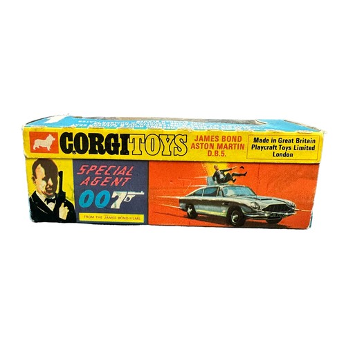 157 - Corgi James Bond Aston Martin DB5 No. 270, generally excellent to good plus in good window box (smal... 