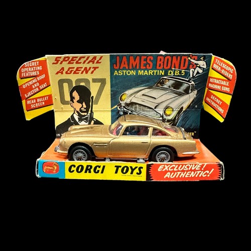 153 - Corgi James Bond Aston Martin DB5 No. 261, generally excellent to good plus in excellent box includi... 