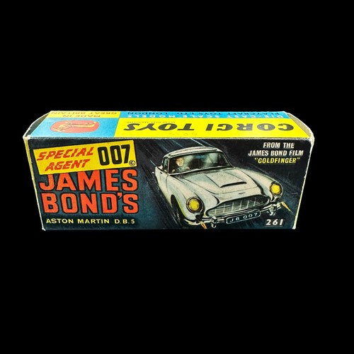 153 - Corgi James Bond Aston Martin DB5 No. 261, generally excellent to good plus in excellent box includi... 