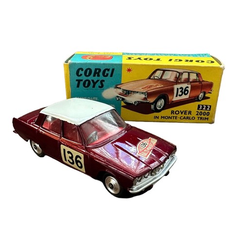 187 - Corgi Rover 2000 Monte Carlo No. 322, generally excellent in  good plus box (Small tear to one end f... 