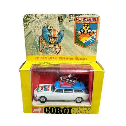 241 - Corgi Citroen Grenoble 1968 Winter Olympics No.499, generally excellent in good plus window box and ... 