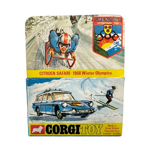 241 - Corgi Citroen Grenoble 1968 Winter Olympics No.499, generally excellent in good plus window box and ... 